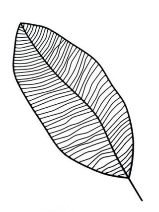 Wire Leaf  Decor